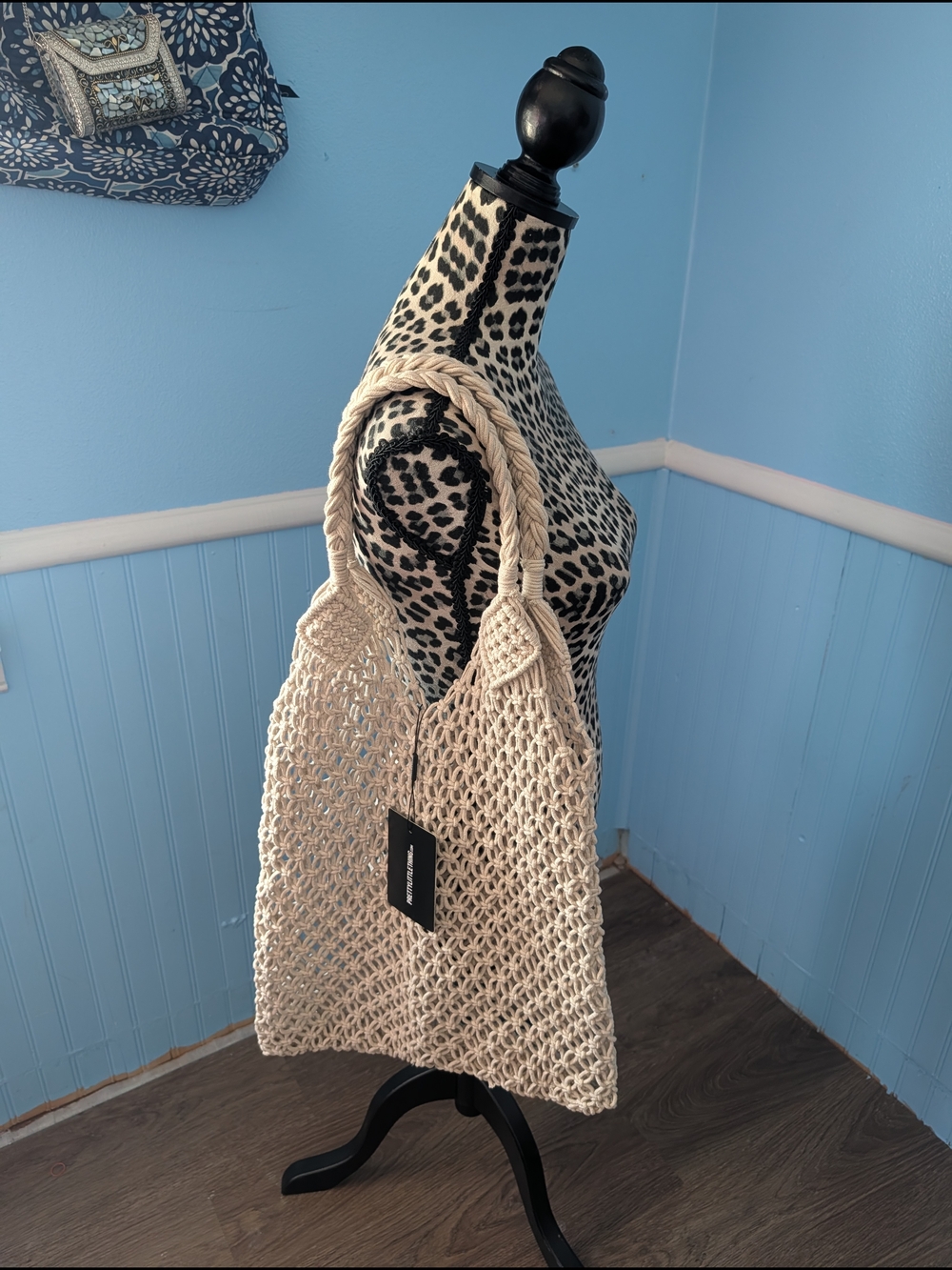 Brand New- Pretty Little Thing Crocheted Tote Bag